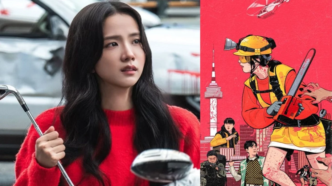 Jisoo, Newtopia poster: courtesy of Coupang Play Jisoo, Newtopia poster: courtesy of Coupang Play