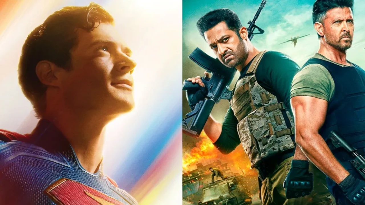 From Superman to War 2, Pinkvilla predicts the India net opening day collections of upcoming movies (Credit: Warner Bros, YRF) David Corenswet, Jr NTR, Hrithik Roshan