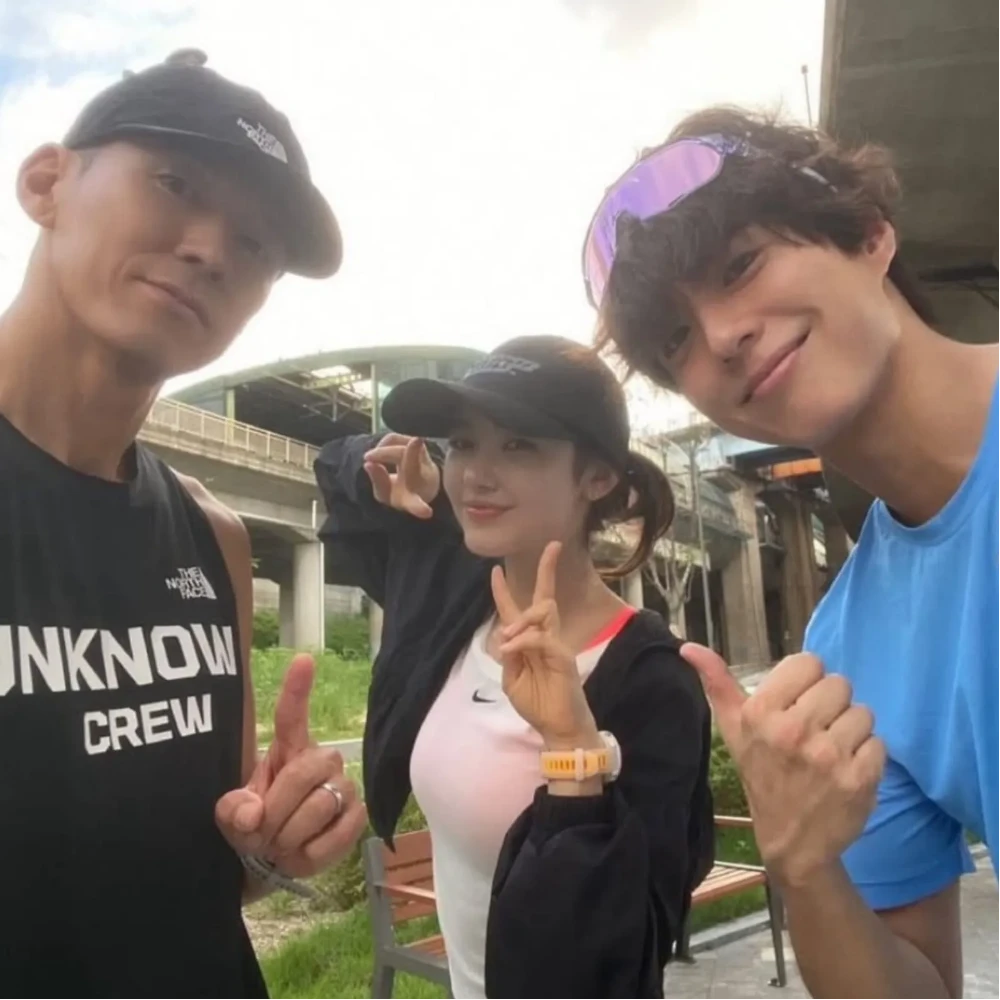 Danielle remains 'unbothered' by NewJeans drama, joins GOOD BOY’s Park Bo Gum and Sean for jog sesh amid ADOR feud