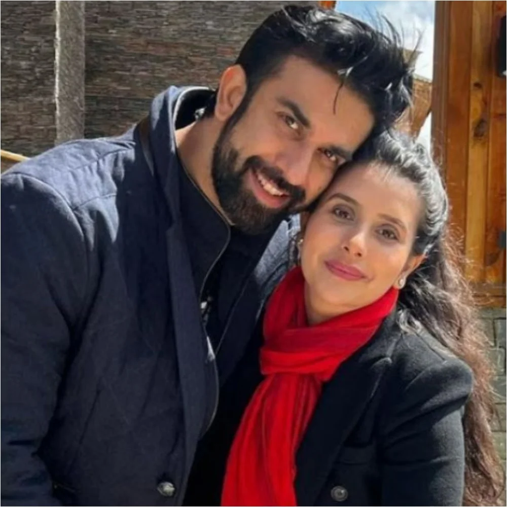 Charu Asopa and Rajeev Sen