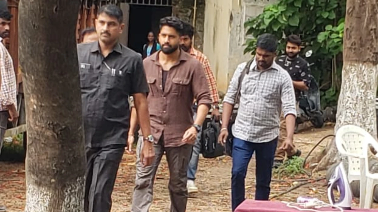 Naga Chaitanya spotted at NC24 sets (PC: Team Naga Chaitanya)