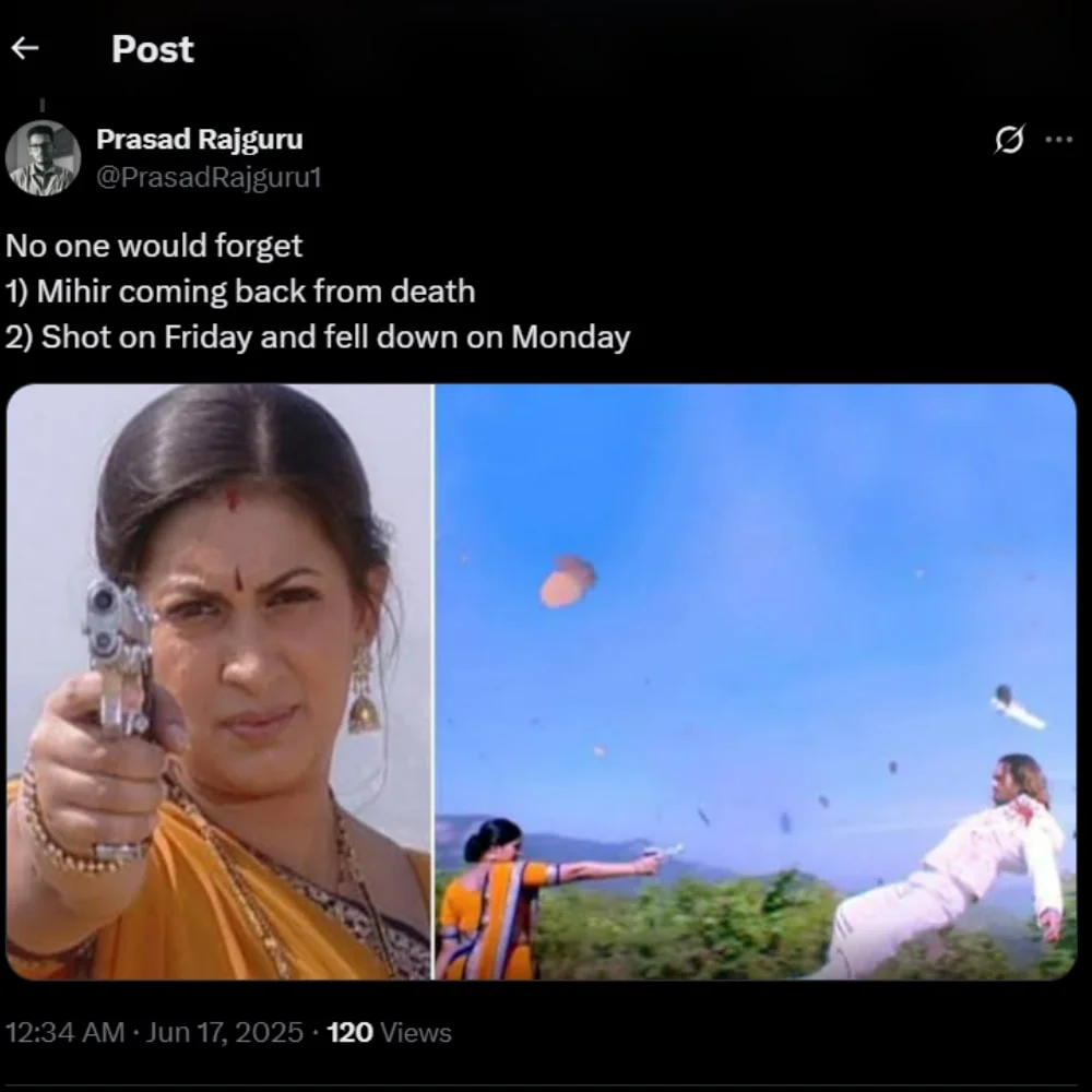 Netizens react to Smriti Irani's first look of Kyunki Saas Bhi Kabhi Bahu Thi 