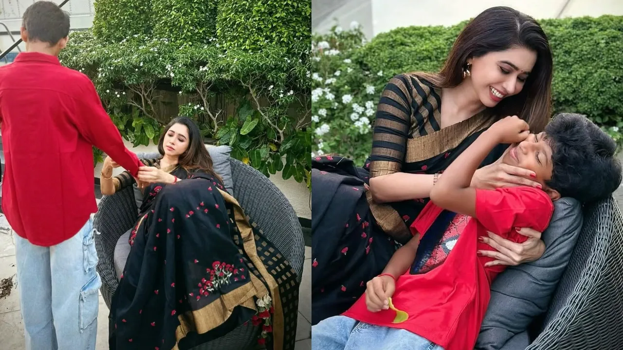 Aarti and her son Ayaan (PC: IG)