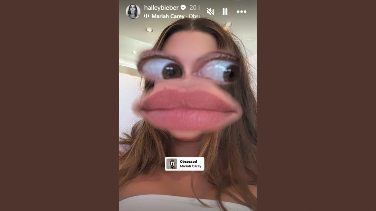 Hailey Bieber's Instagram Story