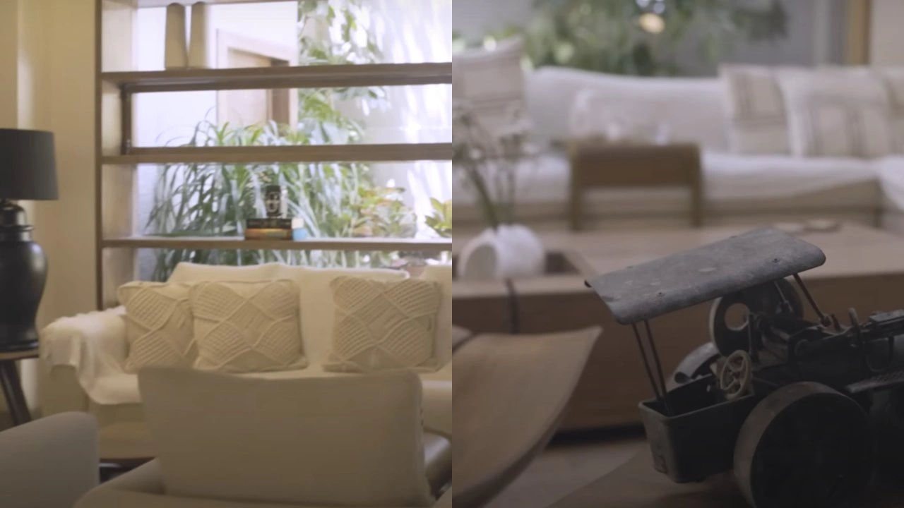 Ahaan Panday's luxurious Mumbai home. Picture courtesy: Alanna Panday & Ivor/YouTube