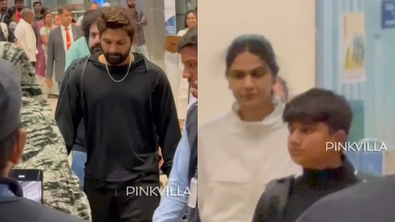 Allu Arjun and Sneha Reddy return from Europe trip