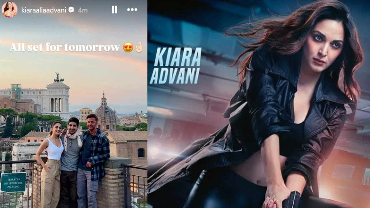 New mom Kiara Advani shares unseen pic with Hrithik Roshan and Ayan Mukerji. Picture courtesy: Kiara Advani/Instagram