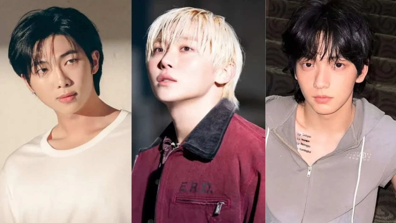 RM, Seungkwan, Soobin: courtesy of BTS' Instagram, SEVENTEEN's Instagram, TXT's Instagram RM, Seungkwan, Soobin: courtesy of BTS' Instagram, SEVENTEEN's Instagram, TXT's Instagram