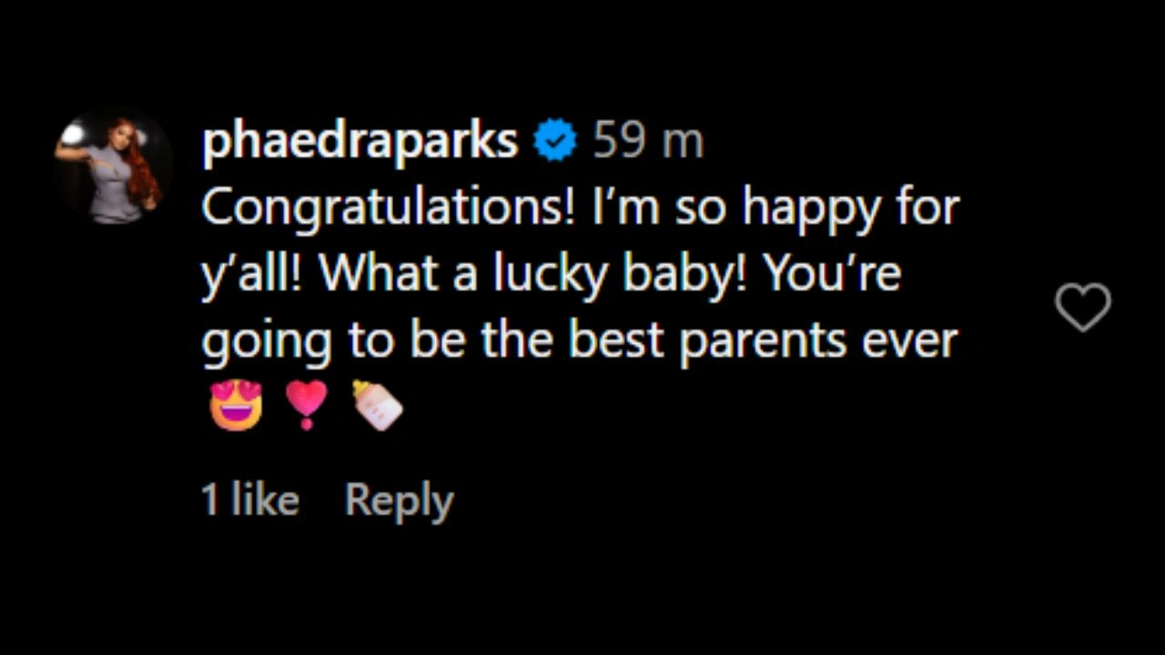 A comment on Derek Hough's post (via Instagram)