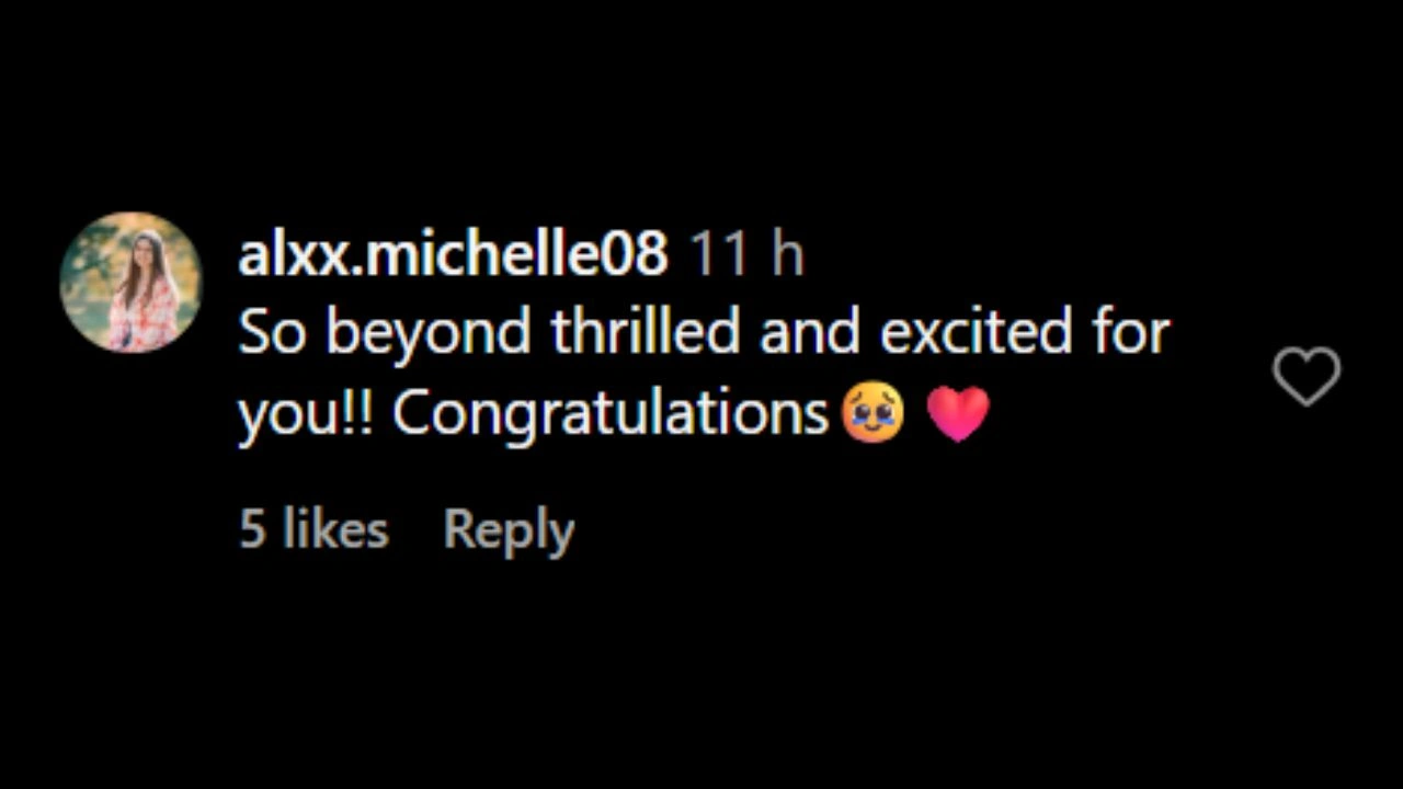 A comment on Derek Hough's post (via Instagram)