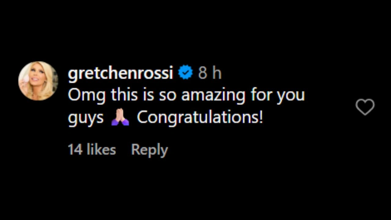 A comment on Derek Hough's post (via Instagram)