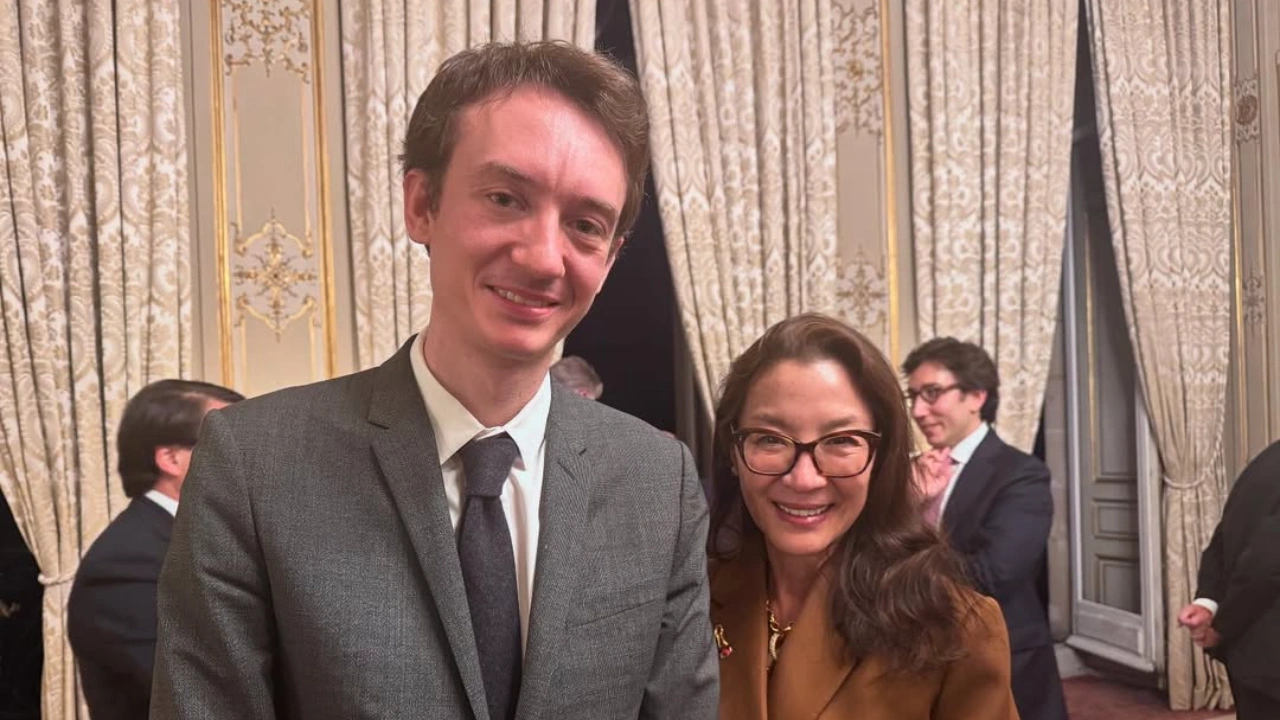 Frédéric Arnault and Michelle Yeoh 