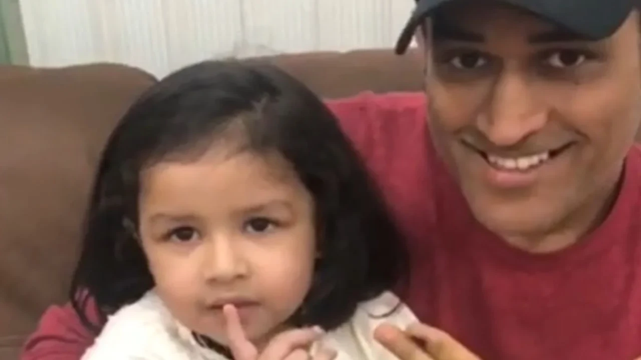 Ziva Dhoni & MS Dhoni (via Instagram) Ziva Dhoni & MS Dhoni (via Instagram)