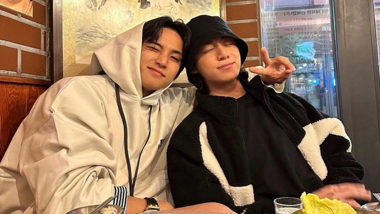 Mingyu, Jungkook: courtesy of Mingyu's Instagram Mingyu, Jungkook: courtesy of Mingyu's Instagram