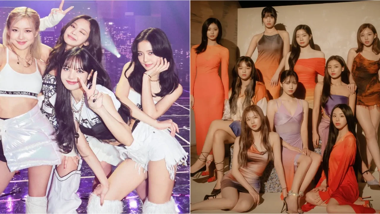 BLACKPINK, TWICE: Courtesy of BLACKPINK, TWICE X BLACKPINK, TWICE: Courtesy of BLACKPINK, TWICE X