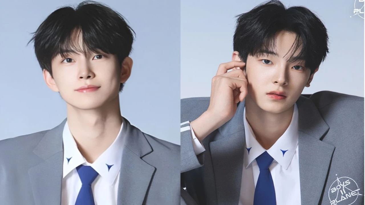 Kim Geonwoo, Kang Woojin: courtesy of Mnet Kim Geonwoo, Kang Woojin: courtesy of Mnet