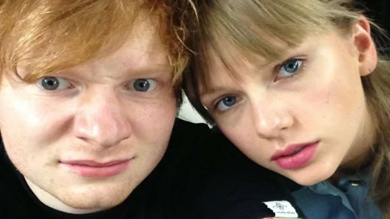Ed Sheeran and Taylor Swift via Instagram Instagram