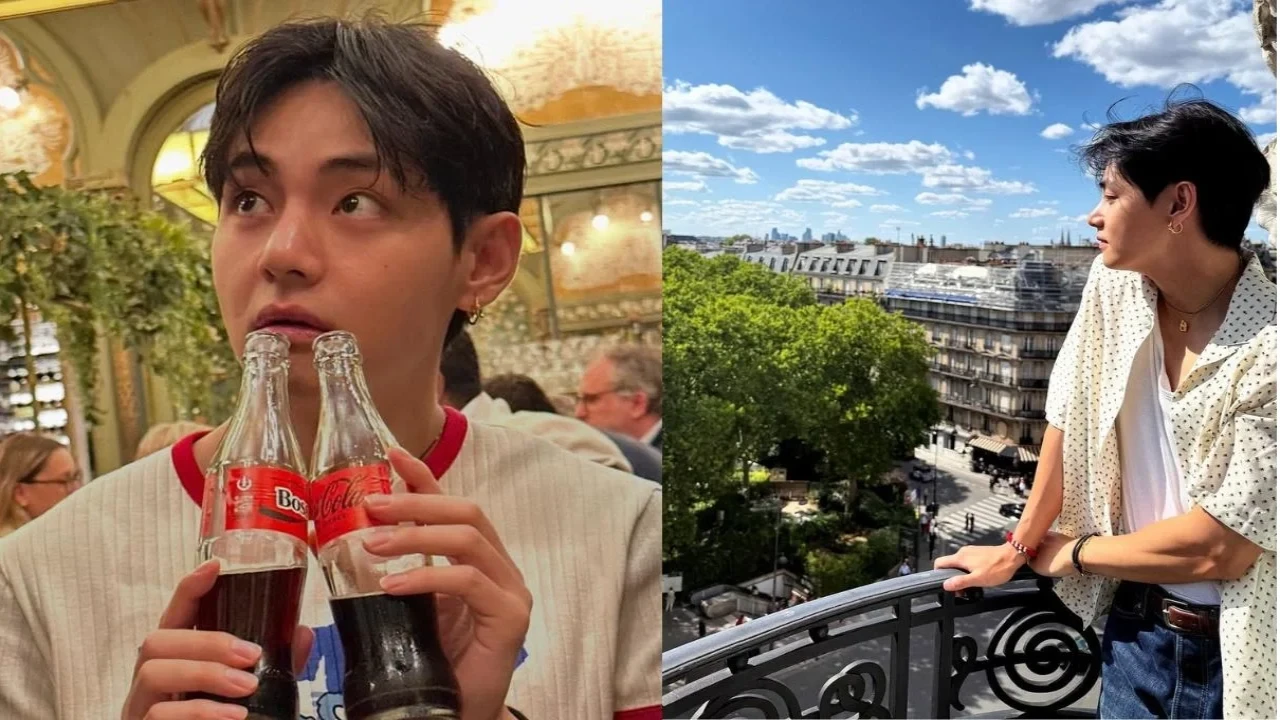V: courtesy of V's Instagram