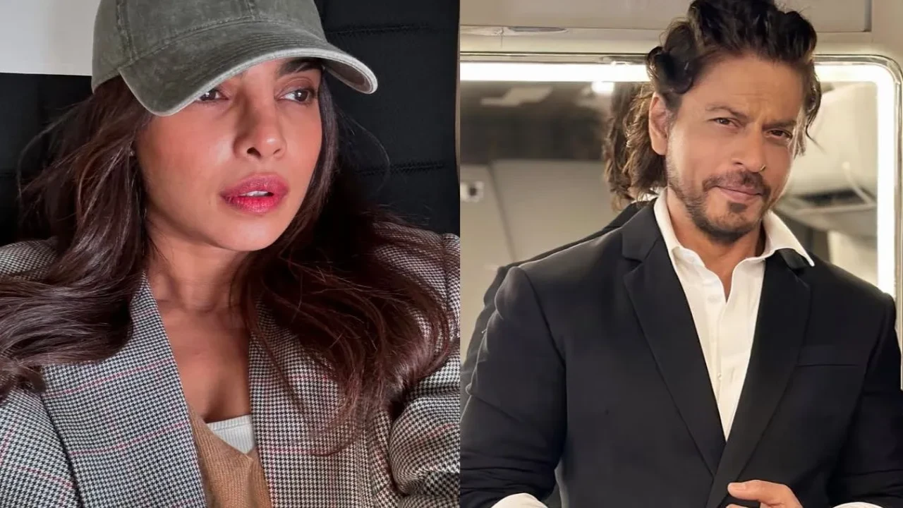 When Priyanka Chopra took a dig at Shah Rukh Khan's comment on moving to Hollywood (Credits: Priyanka Chopra Jonas, Pooja Dadlani's IG) Priyanka Chopra Jonas, Shah Rukh Khan