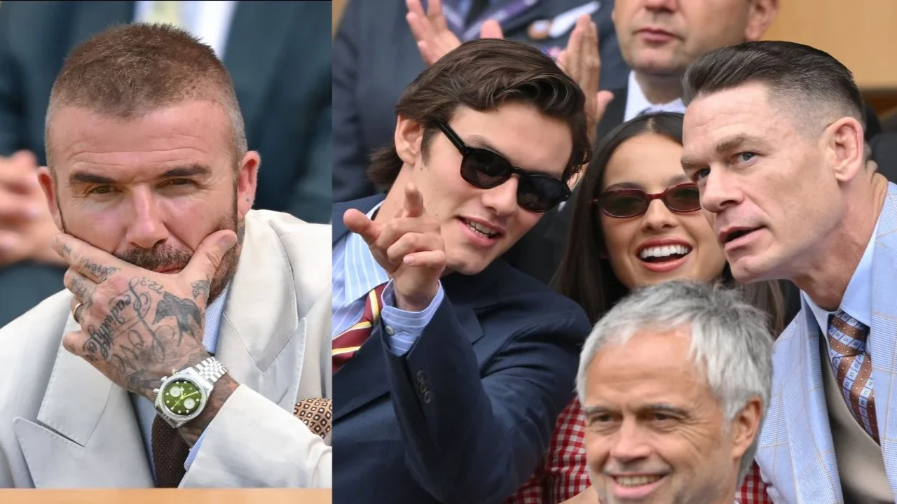 David Beckham, Louis Partridge, Olivia Rodrigo & John Cena (via Getty Images)