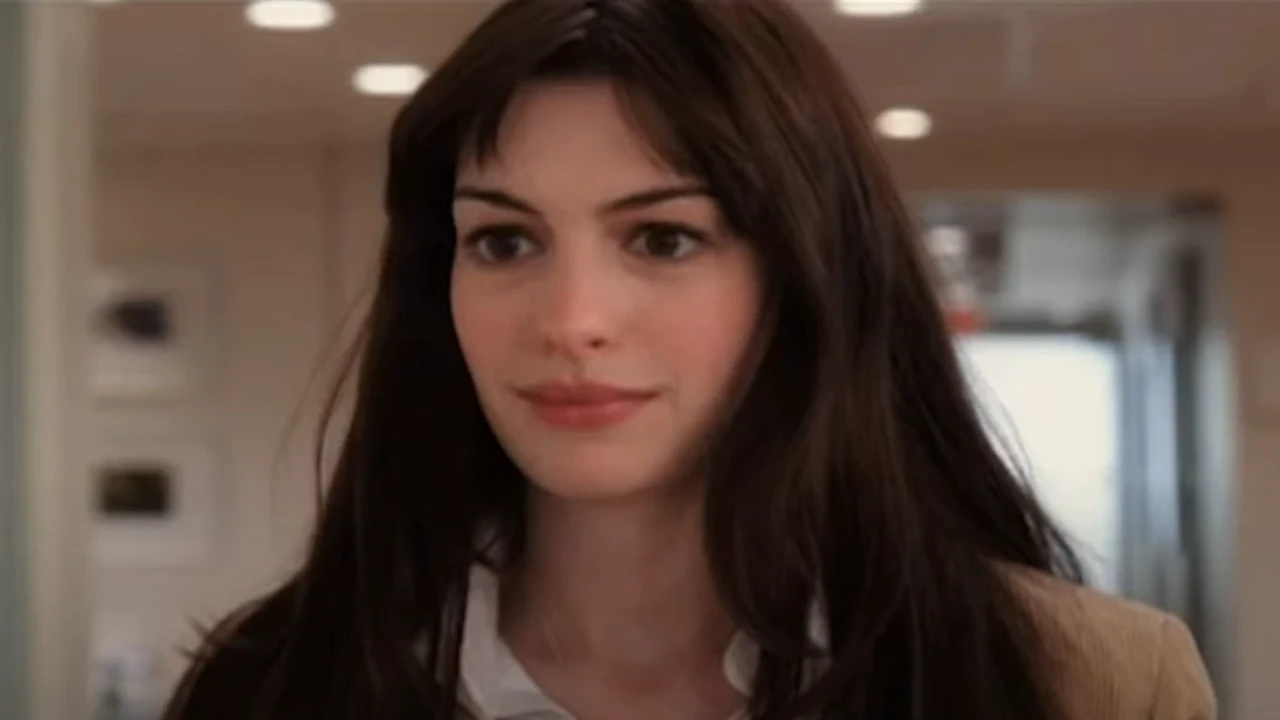 Anne Hathaway as Andy Sachs via YouTube YouTube