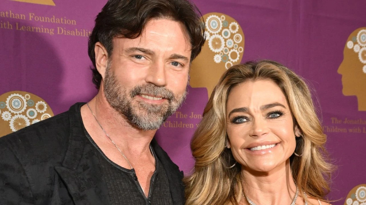 Denise Richards and Aaron Phypers (via Getty Images) (Image Courtesy: Getty Images)