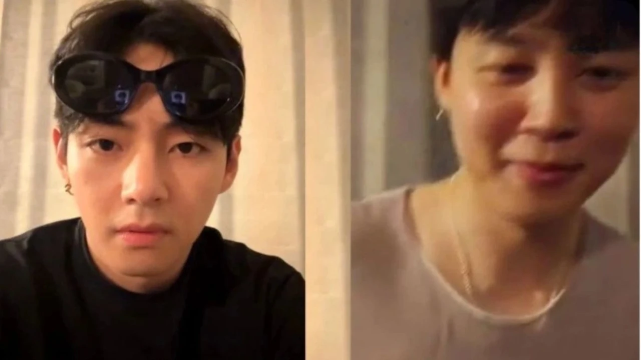 V, Jimin: courtesy of BTS' Weverse V, Jimin: courtesy of BTS' Weverse