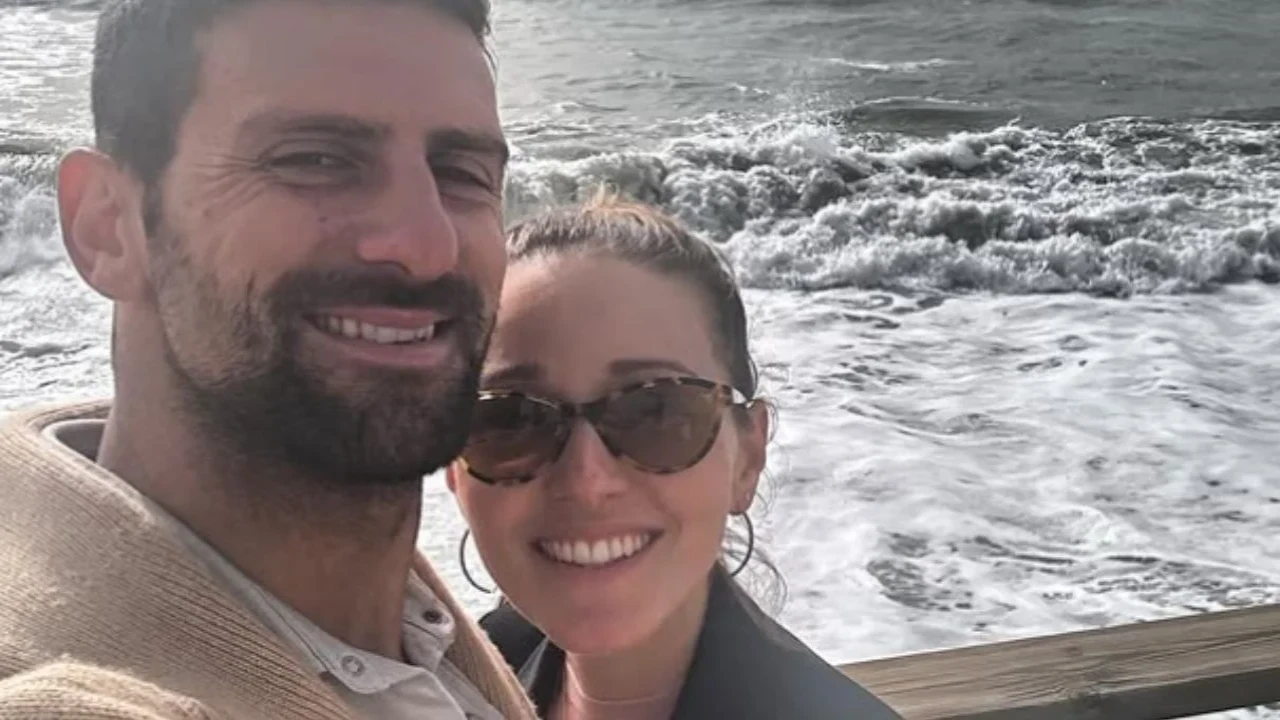 Novak & Jelena Djokovic (via Instagram)