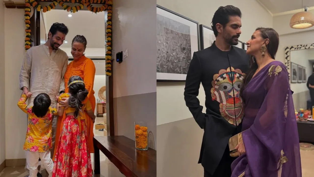 Inside Neha Dhupia and Angad Bedi's luxurious Mumbai home where style meets emotions and functionality (Credits: Neha Dhupia's Instagram) Neha Dhupia, Angad Bedi