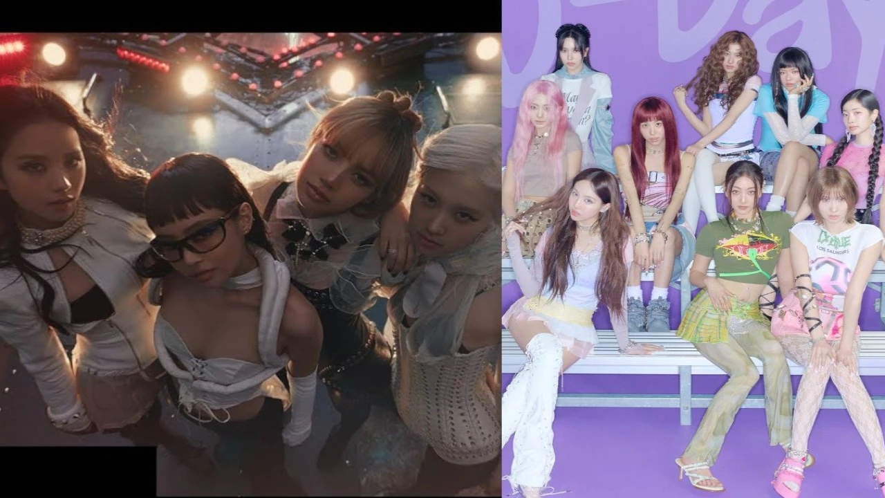 BLACKPINK, TWICE: courtesy of BLACKPINK's Instagram, TWICE's Instagram BLACKPINK, TWICE: courtesy of BLACKPINK's Instagram, TWICE's Instagram