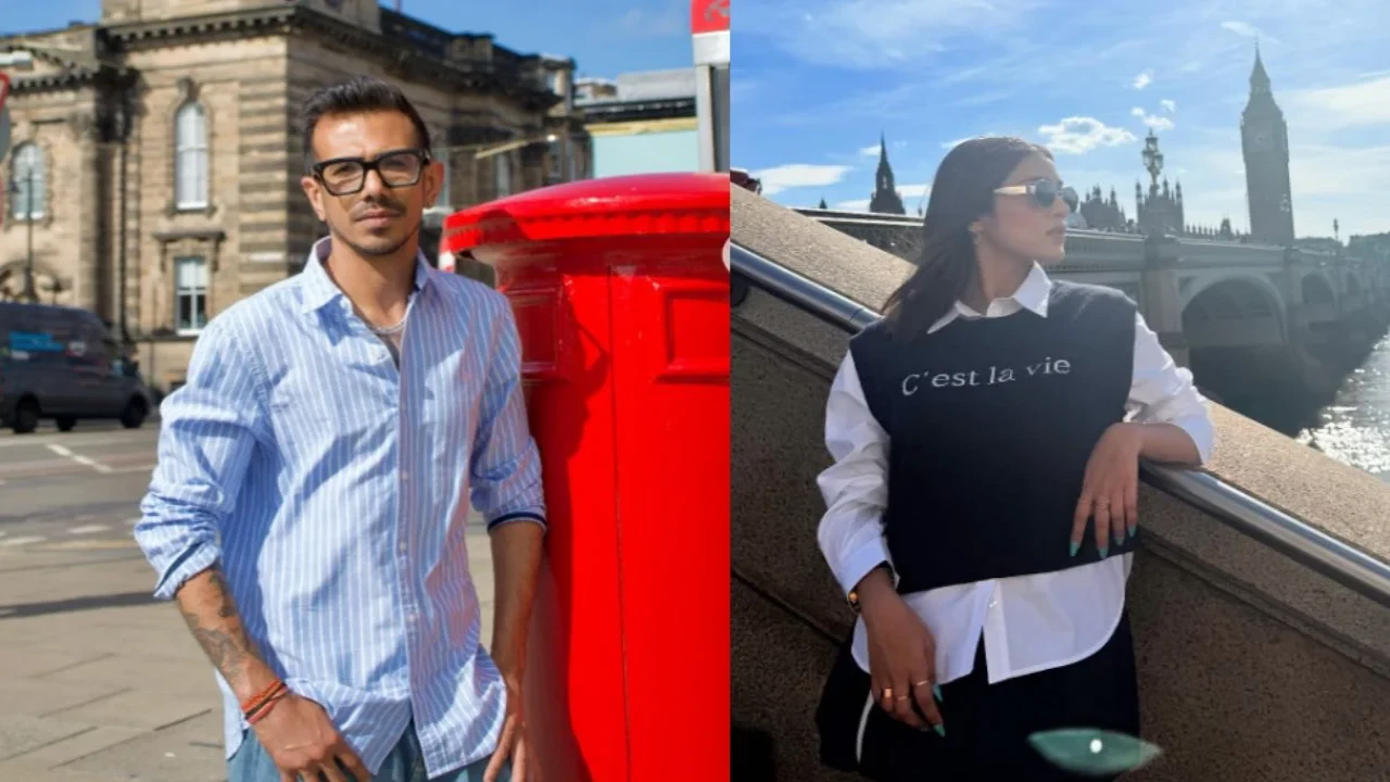 Yuzvendra Chahal & RJ Mahvash (via Instagram) Yuzvendra Chahal & RJ Mahvash (via Instagram)