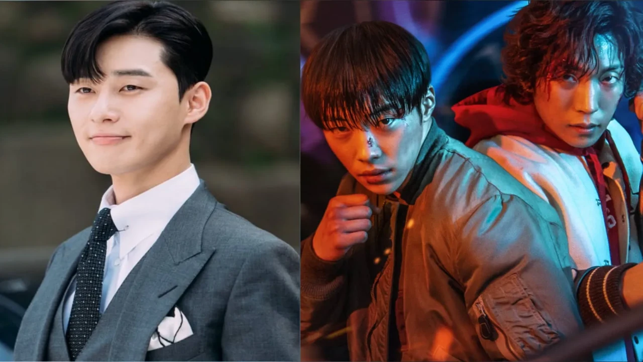 Park Seo Joon, Bloodhounds poster: Courtesy of tvN, Netflix Park Seo Joon, Bloodhounds poster: Courtesy of tvN, Netflix