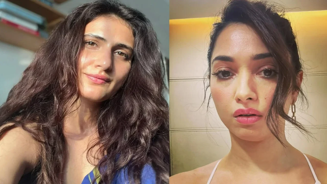 Fatima Sana Shaikh poses with Tamannaah Bhatia amidst rumors of her dating ex-boyfriend Vijay Varma(Pic Credit: Fatima Sana Shaikh, Tamannaah Bhatia Instagram) Fatima Sana Shaikh, Tamannaah Bhatia