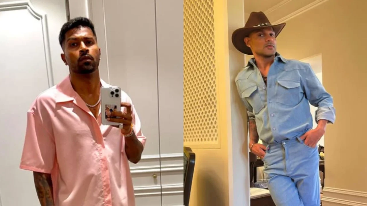 Hardik Pandiya, Shikhar Dhawan (via Instagram) Hardik Pandiya, Shikhar Dhawan (via Instagram)