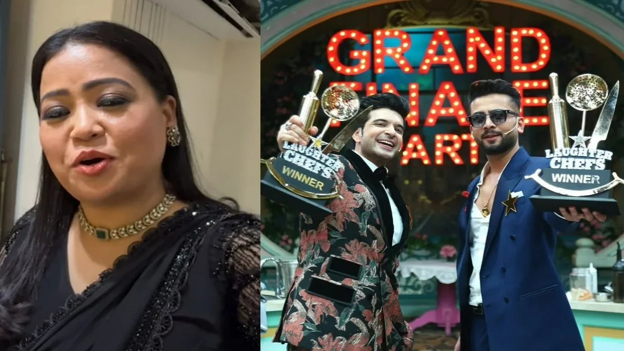 Did Bharti Singh confirm Laughter Chefs 3? (Pic Credit: Bharti Singh YouTube, Elvish Yadav Instagram) Bharti Singh, Elvish Yadav, Karan Kundrra