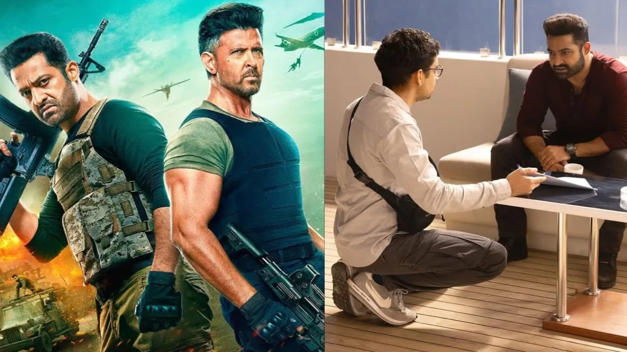 WAR 2: It's a wrap for Jr NTR, actor pens note for Hrithik Roshan and talks about BIG surprise for audience (Credits: YRF) Jr NTR, Hrithik Roshan, Ayan Mukerji