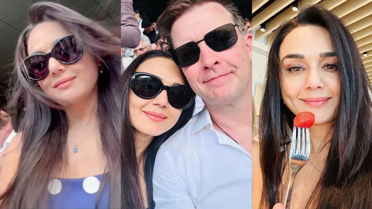 Preity Zinta & Gene Goodenough (via Instagram) Preity Zinta & Gene Goodenough (via Instagram)