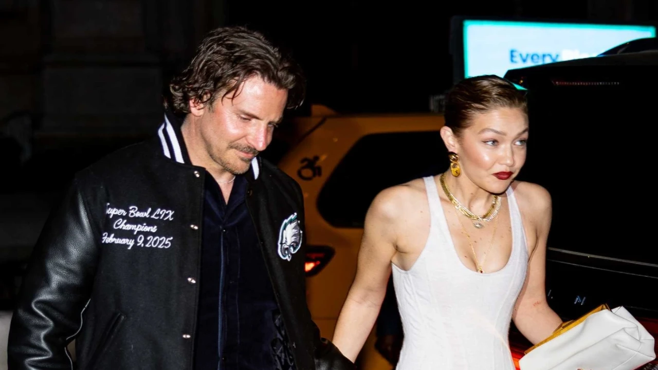 Bradley Cooper and Gigi Hadid via Getty Images Getty Images