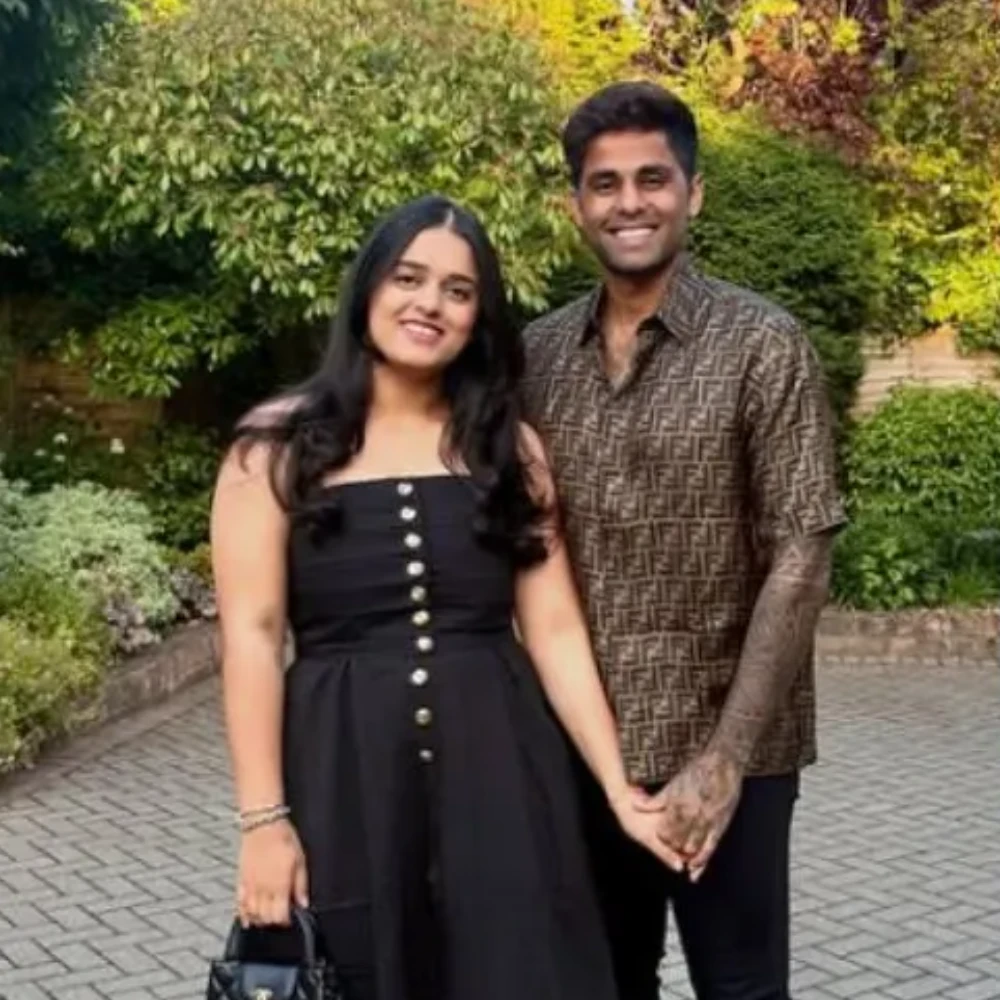 Suryakumar Yadav wishes wife Devisha Shetty on their 9th wedding anniversary: 'My biggest blessing'