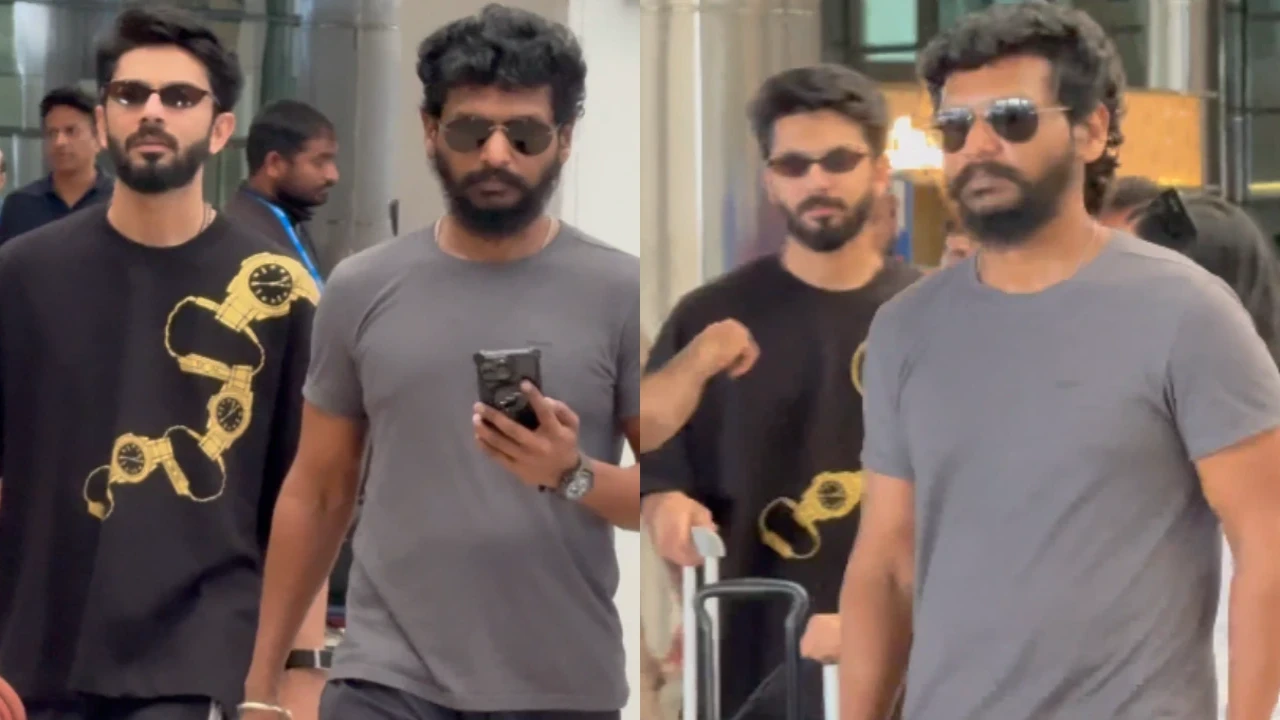 Lokesh Kanagaraj and Anirudh Ravichander make a rockstar entry in Hyderabad ahead of Coolie’s 3rd song release (PC: Kamlesh Nand) Lokesh Kanagaraj and Anirudh Ravichander make a rockstar entry in Hyderabad ahead of Coolie’s 3rd song release