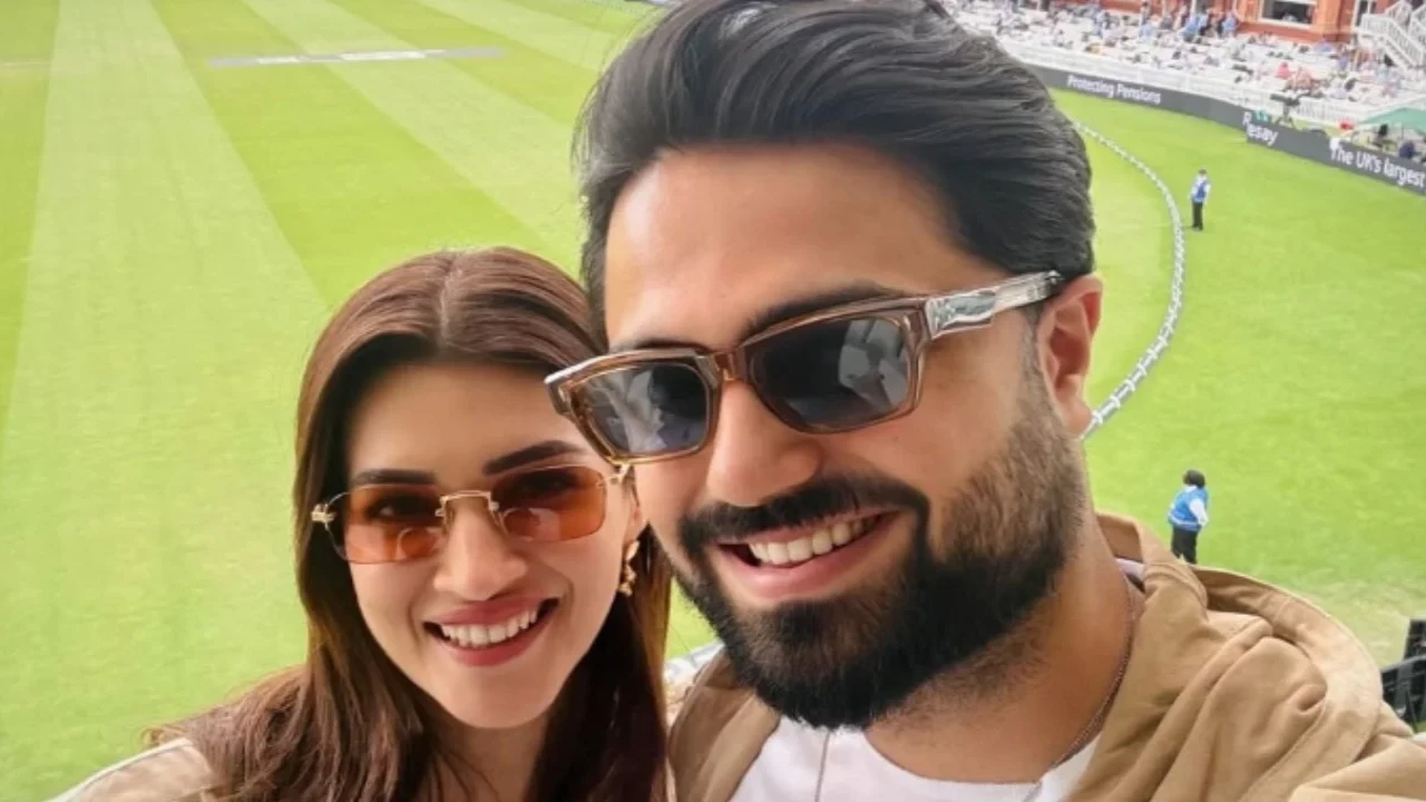 (Picture credit: Kabir Bahia Instagram) Kriti Sanon holds rumored BF Kabir Bahia close at Lord’s stadium - Did they just go insta official in twinning outfits?