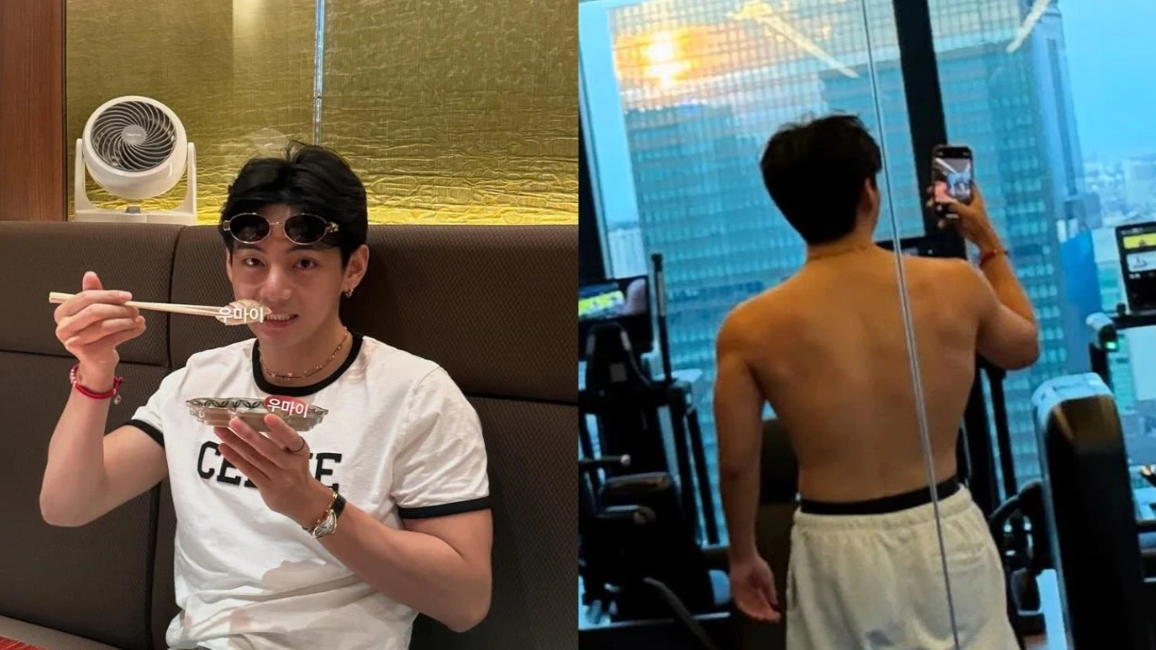 BTS' V: courtesy of V's Instagram