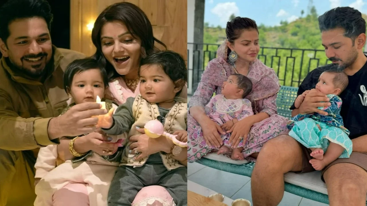 Rubina Dilaik calls out people for comparing skin color of her 18-month-old twin daughters (Pic Credit: Rubina Dilaik Instagram) Rubina Dilaik, Abhinav Shukla