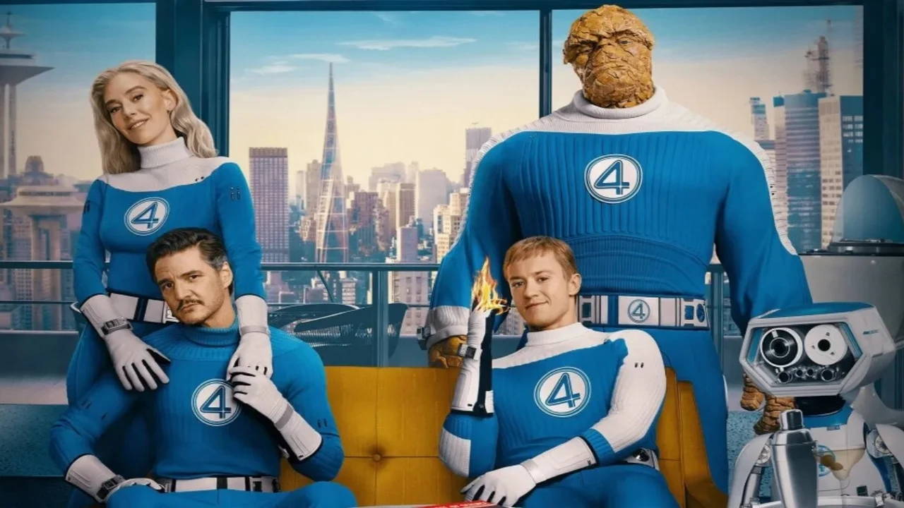 The Fantastic Four: First Steps stays true to its name and delivers a thrilling theatrical experience (Credit: Marvel Studios) Pedro Pascal, Vanessa Kirby