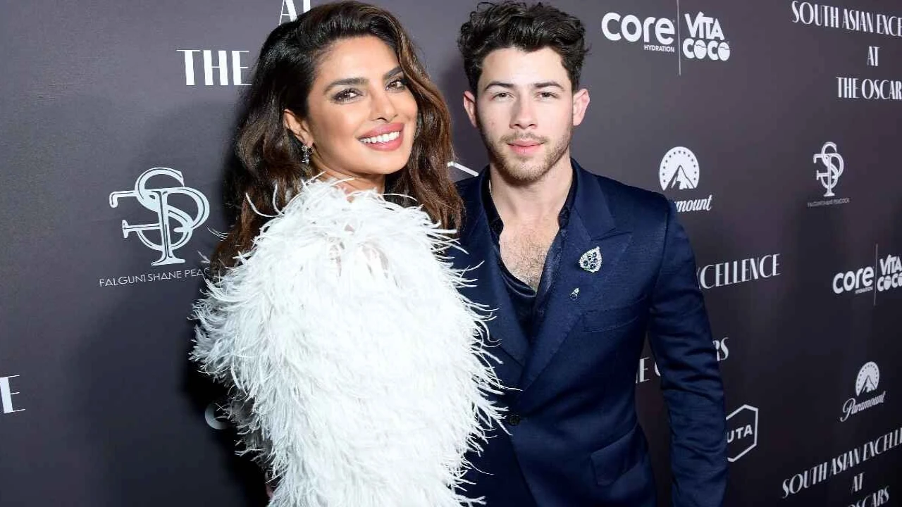 Priyanka Chopra and Nick Jonas via Getty Images Getty Images