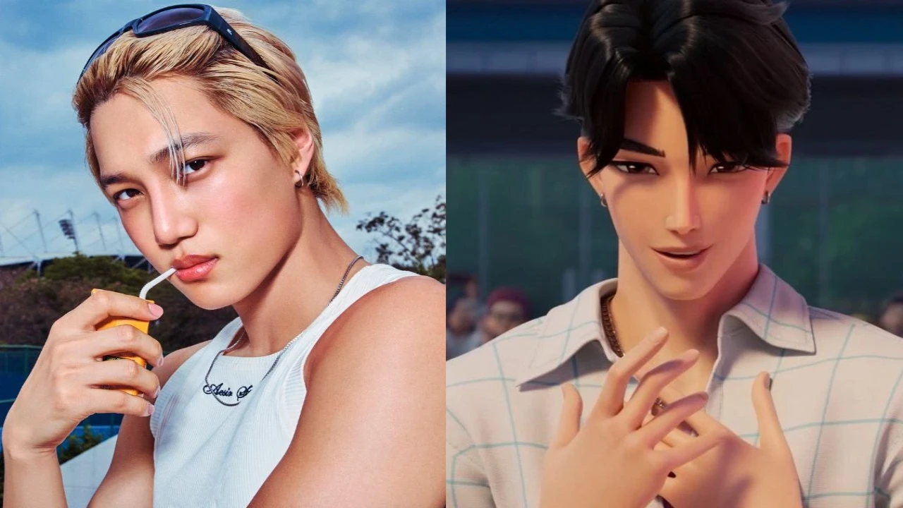 EXO's Kai: courtesy of SM Entertainment, Jinu: courtesy of Netflix EXO's Kai: courtesy of SM Entertainment, Jinu: courtesy of Netflix