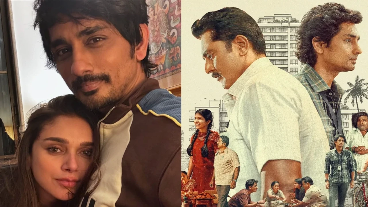 Aditi Rao Hydari pens loving note for hubby Siddharth as 3BHK releases (PC: Shanthi Talkies/Aditi Rao Hydari, IG) Aditi Rao Hydari pens loving note for hubby Siddharth as 3BHK releases