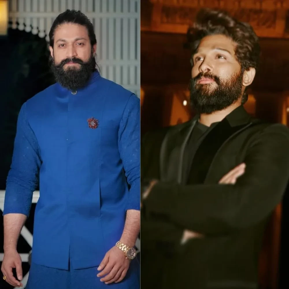 Watch: Yash flaunts his dapper look at Mumbai airport while Allu Arjun avoids posing for paparazzi 