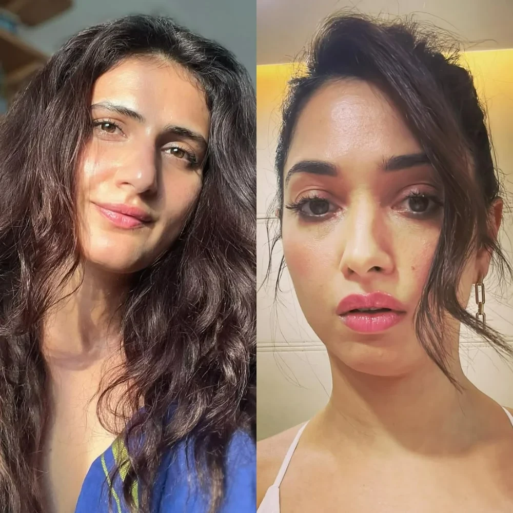 Fatima Sana Shaikh poses with Tamannaah Bhatia amidst rumors of her dating ex-boyfriend Vijay Varma; awkward much?