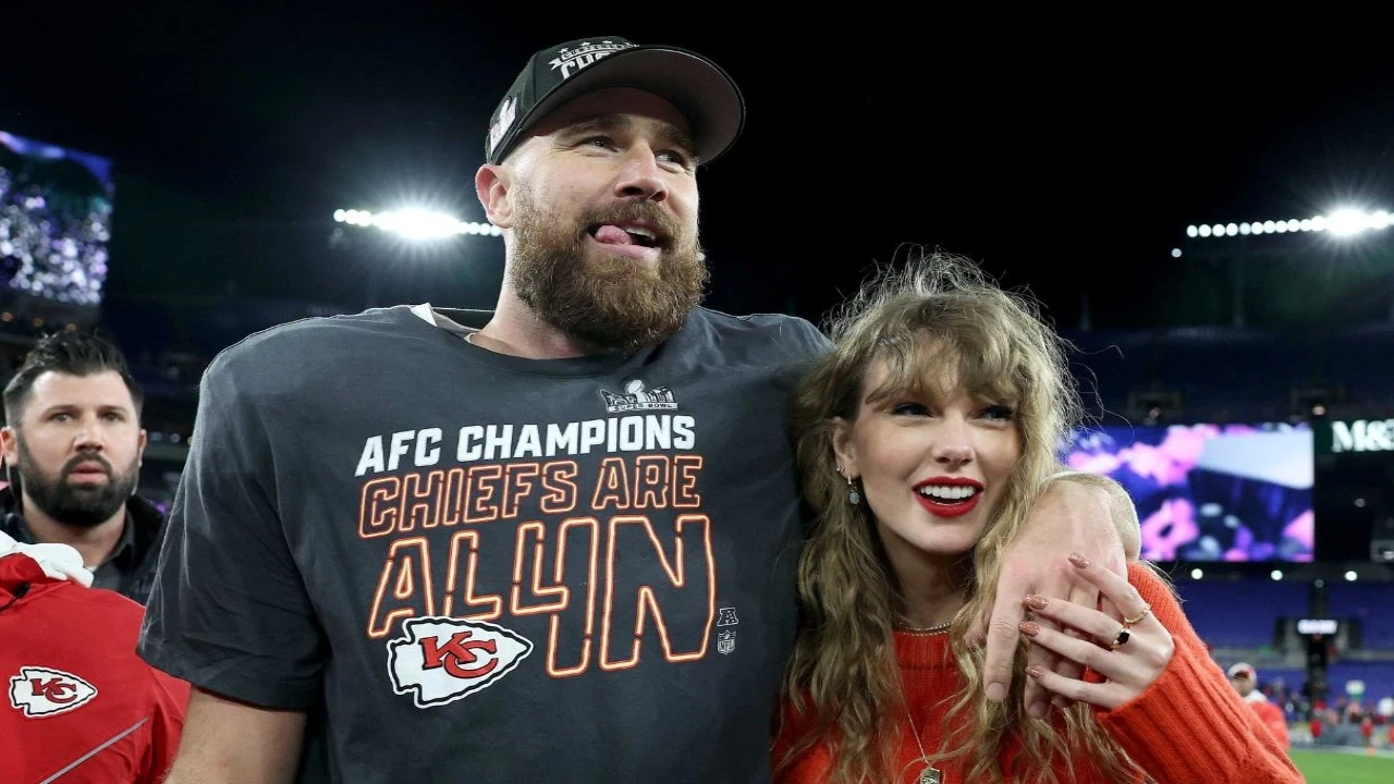 Travis Kelce and Taylor Swift (via Getty Images) (Image Courtesy: Getty Images)